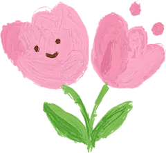 妇女节女性材质插画-小花组合