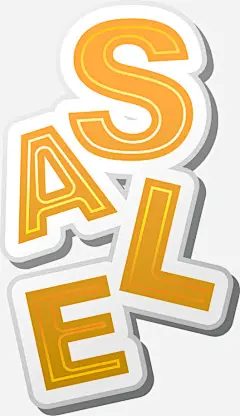 矢量打折促销标签 https://88ICON.com 金色 橙色 艺术字 立体 矢量 SALE 促销标签 商品促销标签设计元素矢量素材 标签 贴纸 标贴 创意 潮流 降价 打折 促 促销 折扣 标志 吊牌 吊卡 销售标志图片素材 AI矢量素材