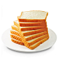 曼可顿 牛奶三文治面包（蜂蜜口味）350克/袋