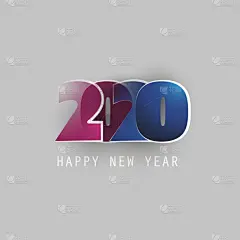 2020,新年卡,背景聚焦,事件,贺卡,新年前夕,灰色,模板,现代,礼券或卡
