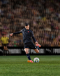 Photo shared by PUMA Football on April 21, 2024 tagging @kaihavertz29, and @puma.de. May be an image of 1 person, playing football, playing soccer, cleats, ball, stadium and text.