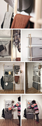 这件轻盈的家具名字叫做“Throw it in（丢进去）”，功能是用来收纳衣物，它的名字体现出一种放松的生活态度，丹麦设计师Helena Hedenstedt作品。