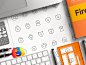 Firefox monitor brand identity sketches