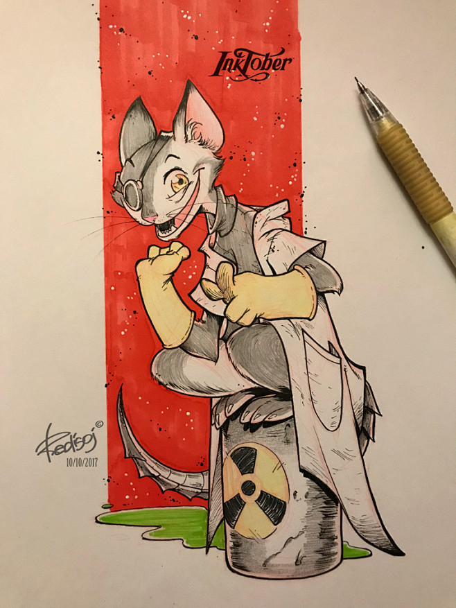InkTober 2017 by Red...