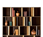 Stampàlia Bookcase High | Architonic : STAMPÀLIA BOOKCASE HIGH - Designer Shelving from Rubelli ✓ all information ✓ high-resolution images ✓ CADs ✓ catalogues ✓ contact information..