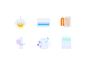 Glassmorphism icon
