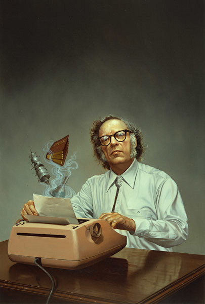 isaac asimov(rowena morrill)