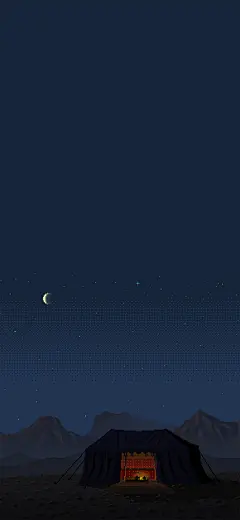 像素风 插画 手机壁纸 背景图