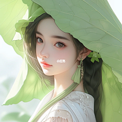 土林采集到手绘-美女