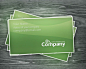 greenbusinesscard 25 Free Business Card Design Templates #采集大赛#