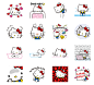 Hello Kitty Pouncing Pop-Up Stickers - Official Stickers