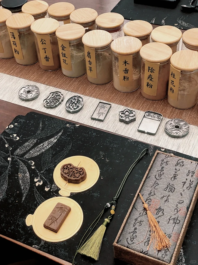 长沙首家‼️古法香道DIY新中式香牌