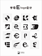 500个E字母的创意logo - 小红书