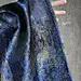 秘境 蓝色鎏金闪光双面不规则提花面料外套裤挺廓形服装设计布料-淘宝网