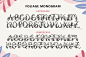 树叶字体设计-创意树叶主题字体Foliage Monogram- 未来mac下载