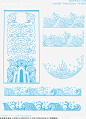 古典海水纹矢量图高清素材 纹理 免费下载 页面网页 平面电商 创意素材 png素材