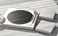 design industrial design  LP product product design  rendering simple design sound speaker turntable