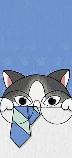 猫表情包背景手机屏保壁纸