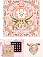 BUNONCO樱花主题插画包装设计 : 第二次与Bunonco合作，这次的主题是“樱花之恋”，三月暖风吹，又到了一年里樱花开放的日子，Bunonco樱花之恋夹心巧克力悄然登场，缓缓讲述关于樱花的故事…… 等待 此景将灿，此情可待 遇见 樱花