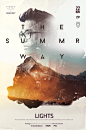 Summer Way Poster : Summer Way Poster //This poster is perfect for the summer season very modern with double exposure effects nice light colors and modern scattered typography.Fonts UsedNexa - http://fontfabric.com/nexa-free-font/Bebas Neue - http://www.d