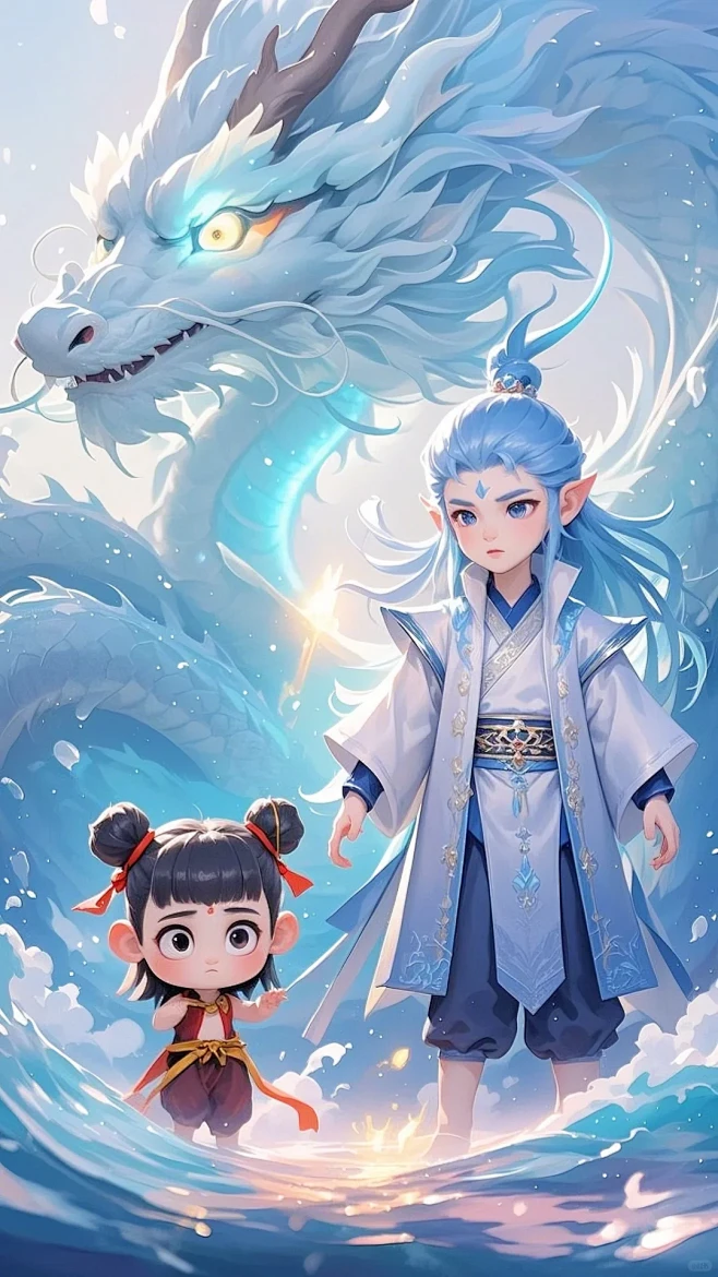 公主们～请看好可爱的哪吒敖丙壁纸8张 #壁纸 #手机壁纸 #实况照片#敖丙#哪吒之魔童闹海 #哪吒敖丙 #春节档影童闹海#哪吒2 #大家的春节 ...