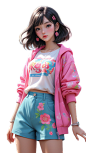 AI美女#模特#美女#PNG