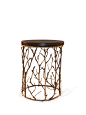 Enchanted-Side table:花瓶下的花苞，正可象徵源源不絕的生命力
#精品家具#