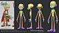 Block-Out Student Gallery : This is the character block-out student gallery for 3d Character Workshop