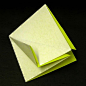 折纸教程：教你折太阳花向日葵 (4)