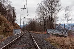 Karkonosze山脉的铁路网