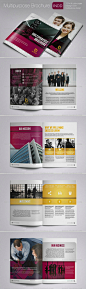 Multipurpose Brochure 企业手册画册模板素材国外源文件-淘宝网