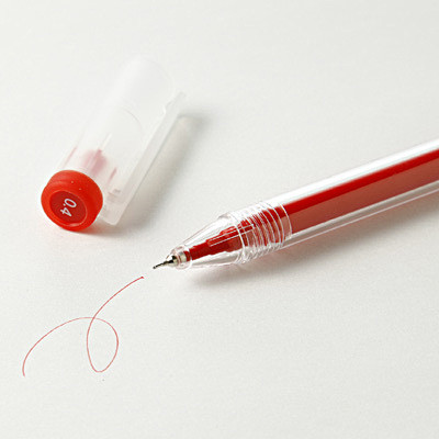 无印良品MUJI可擦极细圆珠笔0.4mm