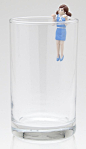 原创手工博文: 杯子上的缘子小姐「コップのフチ子」-日本漫画家田中克己的治愈系扭蛋- 手工客 , 手工创意人的工作和生活社区