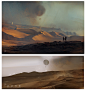 Arrakeen Vista / DUNE , Amir Zand : Here’s a Surprise drop from something I’ve worked on this year. Modiphiüs Ent / Legendary Pictures just released some “Dune” art in which gave me permission to post one of the illustrations that I created for "DUNE