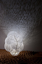 This orbicular lamp by nervous system &#;40via Flickr&#;41 is so interesting. It's gives off marvelous light and shadows. And it's a conversation piece of art!