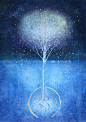 Saatchi Online Artist: mark duffin; Giclée Print, 2011, Printmaking "snow tree"