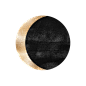 水彩暗黑星尘魔法元素金色叶子月亮星空边框卡片PNG免抠设计素材║素材来源——某多自购