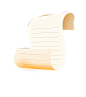 手描矢量卷纸