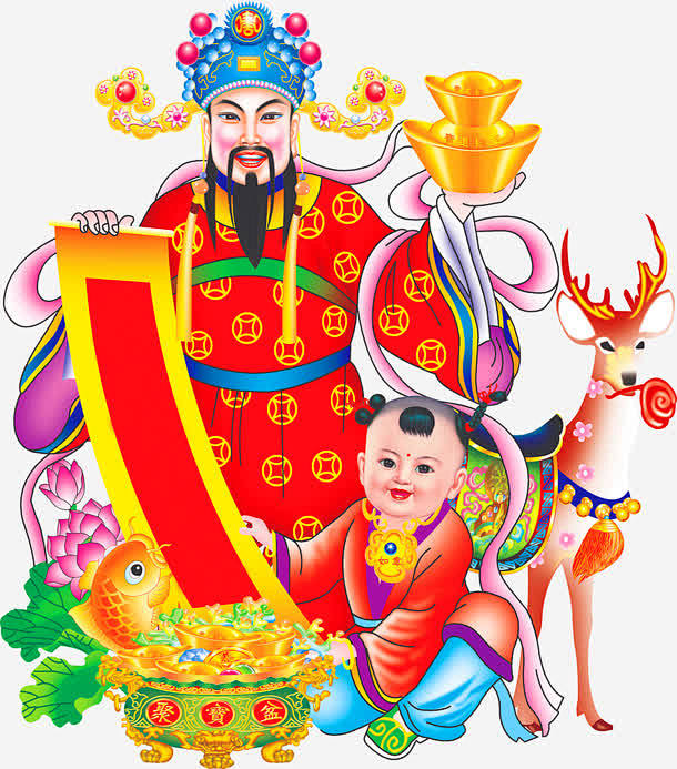 墨痴居士从刘先森~转采于2020-02-04 22:41:54财神爷效果图剪纸图案