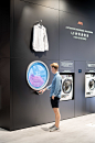 AEG | The Techno Creatives : The AEG Interactive Shirt Installation was first shown at the 2018 IFA consumer electronics trade show to highlight AEG’s recent advances in environmentally and garment friendly washing technology.