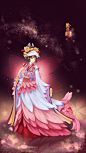阴阳师手游 樱花妖 同人图 插画 壁纸 | 【重制版阴阳师爪机壁纸】觉醒樱花妖 | 半次元-第一中文COS绘画小说社区