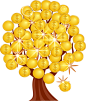 金币图片金钱PNG素材宝箱模板 发财树