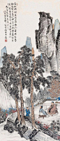 秦古柳山水画，清雅、文气，艺术成就可媲美李可染与钱松岩