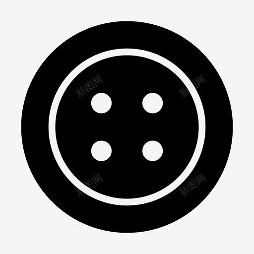 纽扣饼干扣子图标 页面网页 平面电商 创意素材-花瓣网
