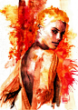 Olivia (on Fire) by lloyd-art on deviantART