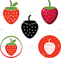 strawberry icon logo