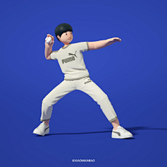 易爆易不燃采集到3D立体人物