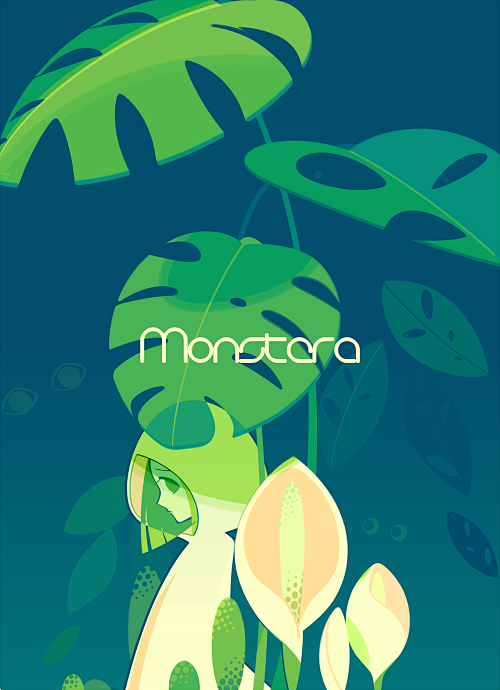 Monstera by mintchoc...