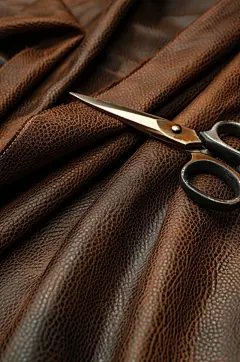 AI数字艺术皮革面料纹理材质图片-众图网