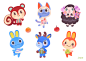 Image of AC Villager sticker sheet 6